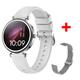 696 i109 Smart Watch 1.27 inch Smart Band Fitness Bracelet Bluetooth Pedometer Call Reminder Sleep Tracker Compatible with Android iOS Women Hands-Free Calls Message Reminder IP 67 41mm Watch Case