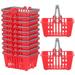 Mini Shopping Basket Small Doll Grocery Baby Child 12 Pcs Vegetable Toy Plastic Gift Baskets for Gifts