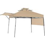 Garden Winds Custom Fit Replacement Canopy Top Cover Compatible with The Quick Quik Shade Summit Triple Tier 10x10 Tent - Upgraded Performance RIPLOCK 350 Fabric