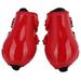 Red Obstacle Horse Leg Protection Boots Horse Leggings PU Hard Shell Elastic Neoprene Horse Hind Tendon BootsRed Hind Legs L