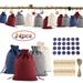 Christmas Pattern Candy Bag 1-24 Advent Calendar Bundle Cotton Linen Gift Bag Wolf Calendar Pocket Calendar 2024 1000 Places to See Before You Calendar 2024 2024 Wall Calendar 3 Month Display Book