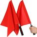 2 Pcs Referee Flags Command Flags Signal Flags Hand Waving Flags for Game Match Competition