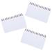 3Pcs Small Notepad Spiral Notepad Notebook Tear off Memo Pad To Do List Notepad with Rings