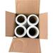 4 Rolls Pallet Wrap Stretch Film Industrial Strength Hand Stretch Wrap 18 By 1 500 FT 80 Gauge Shrink Film