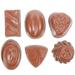 Oahisha Simulated Chocolate 6pcs Fake Chocolate Artificial Food Chocolate Realistic Simulated Chocolates Models Bulk Faux Dessert