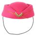 Oahisha Flight Attendant Hat Band Costume Hat Airplane Hostess Hat Stewardess Hat Uniform Cosplay Hat for Decor