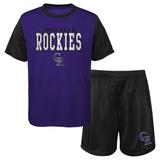 Colorado Rockies MLB Toddler 2-Piece Tee & Short Set