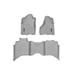 WeatherTech Custom Fit FloorLiners compatible with Ram Truck 4500/5500 Ram 2500/3500 Ram 4500/5500 Ram Truck 2500/3500 - 1st & 2nd Row Grey