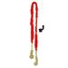 Dog Tug Rope Toy Bite Resistant Teeth Grinding Interactive Hanging Pet Rope Toy for Indoor Door Outdoor Red