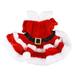 Dog Christmas Costume Puppy Dress Soft Warm Short Sleeve Xmas Pet Clothes Dog Christmas Outfit for Dogs Cats XL