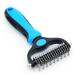 Large pet beauty brush double sided falling and hair removal comb are suitable for dogs and cats