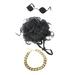 A Necklace Wig Curly Closure Human Hair Dog Apparel Halloween Pet