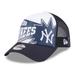 Youth New Era Navy York Yankees Boom 9FORTY Adjustable Hat
