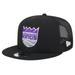 Men's New Era Gray Sacramento Kings Evergreen Meshback 9FIFTY Snapback Hat