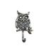 Handcrafted Cast Iron - Rustic Silver Cast Iron Owl Hook 6