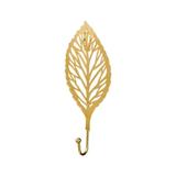 PRETXORVE Jacket Rack Leaf Shaped Coat Hook Gold Ginkgo Leaf Hook Metal Ginkgo Leaf Wall Art Towels Drying Rack Gold Leaf Hook Single Key Hook Robe Hook Key Hooks Iron