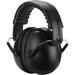 ProCase Hearing Protection Ear Muffs for Noise Reduction NRR 28dB Noise Cancelling Earmuffs Sound Blocking for Adult Kids Autism Ear Defenders for Mowing Shooting Construction Woodwork -Black