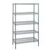 Quantum Storage Systems WR63-3636GY-5 Wire Shelving 5 Shelf Starter Units 36 x 36 x 63 Gray Epoxy