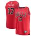 "Onuralp Bitim Youth Fanatics Branded Red Chicago Bulls Fast Break Custom Replica Jersey - Icon Edition"