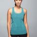 Lululemon Athletica Tops | Lululemon Run:Swiftly Tech Racerback Heathered Blue Tropics Tank Top Stretch 6 | Color: Blue/Green | Size: 6