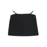Organic Cotton Mini Skirt With Cut Out Details