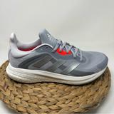 Adidas Shoes | New Adidas Solar Glide 4 St Running Shoe Halo Silver Crystal White Solar Red | Color: Red/Silver/White | Size: 9.5