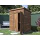 6ft x 4ft Garden Shed Heavy Duty Pressure Treated Wooden Outdoor Storage Overlord Pent