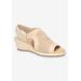 Women's Serena Sandal by Easy Street in Sand (Size 7 1/2 M)