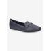 Wide Width Women's Meera Flat by Franco Sarto in Navy (Size 7 W)