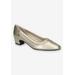 Extra Wide Width Women's Giana Pump by Franco Sarto in Champagne (Size 7 WW)