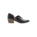 Universal Thread Flats: D'Orsay Chunky Heel Boho Chic Black Print Shoes - Women's Size 11 - Round Toe