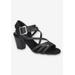 Women's Orien Sandal by Easy Street in Black (Size 7 1/2 M)