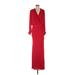 Fame And Partners Casual Dress - Wrap: Red Dresses - Women's Size 2