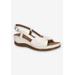 Women's Jupiter Sandal by Easy Street in White (Size 8 M)