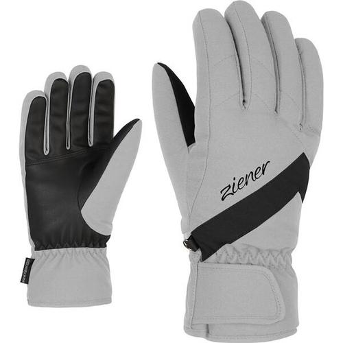 ZIENER Damen Handschuhe KAITI AS(R) lady glove, Größe 6 in Grau