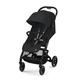 Cybex Gold Kinderwagen Beezy mit One-Pull Harness, Ab Geburt bis ca. 4 Jahre (max. 22 kg), Kompakt und ergonomisch, Magic Black (Schwarz mit schwarzem Rahmen)