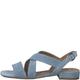 Tamaris Damen Sandaletten, Frauen Sandalen,sommersandalen,bequem,flach,sommerschuhe,freizeitschuhe,offene schuhe,LIGHT BLUE,36 EU