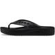 Crocs Damen Via Platform Flip Sandale, Schwarz, 34 EU