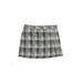 Izod Golf Skort: Gray Plaid Bottoms - Women's Size 12