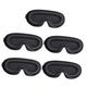 FRCOLOR 5pcs Goggles Mens Facial Mask Adjustable Strap Blindfold Eye Cover for Sleeping Eye Shade Cover Sleeping Eye Mask Eye Mask for Sleeping Sleepmask Memory Foam 3D Elasticity Airplane