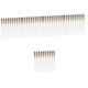 FOMIYES 50 Pcs Concealer Brush Makeup Brush Make up Brush Powder Brush Angled Contour Brush Eye Brush Angled Foundation Brush Concealer Blending Brush Major White Mushroom Head Wood