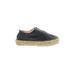 Eric Michael Flats: Espadrille Platform Indoor Black Solid Shoes - Women's Size 41 - Almond Toe