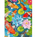 Dragonfly Dreams: Koi & Lilies Adventure by Cross & Glory - Premium 1000 Piece Puzzle, Unique Nature-Themed Jigsaw, Vibrant Eco-Friendly Art, Ideal for Puzzle Enthusiasts