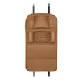 LXXH 1 Pack Car Back Seat Protectors Car Organiser Kick Mats Back Seat Protector, for VW Touareg III II I (Type CR 7P 7L) R/W12/V8/V6 2002-2024, D light brown