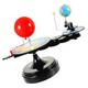 Vaguelly 1 Pc Three-ball Instrument Sun-moon-earth Model Moon's Orbit Models Solar System Model Planetarium Teaching Tools Solar System Educational Model Puzzle Track With Lights Suite
