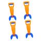 HEMOTON 4pcs Sand Summer Beach Toy Snow Grabber Claw Toy Sand Toy Kids Bath Toys Sand Shovels Beach Sand Scoop Sandbox Beach Toys Sand Grabbing Tool Portable Sand Bucket Child Plastic