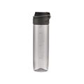 Gym Water Bottle Large Capacity Water Bottle High Quality Reusable Thermos with Leak Proof and Time Marker Ensure Drink Enough Water Cold Water Bottle (Color : Grey, Size : 550ml/19.4oz)