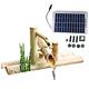 XAoSCd Water Features For The Garden, Pouring Bamboo Fountain, Solar Fountain Pump, 5W Solar Water Feature Pump Solar Pond Pumps For Garden Decoration (50Cm)