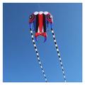 ZEEGII 7㎡~16㎡ Trilobite Kite Large Single Line Parafoil Kite Line Laundry Soft Kite 30D Nylon with Bag (Color : 10sqm Blue)