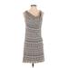 Calypso St. Barth Casual Dress Cowl Neck Sleeveless: Gray Dresses - Women's Size Small